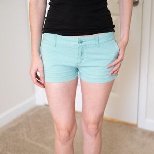 Vans teal skater shorts